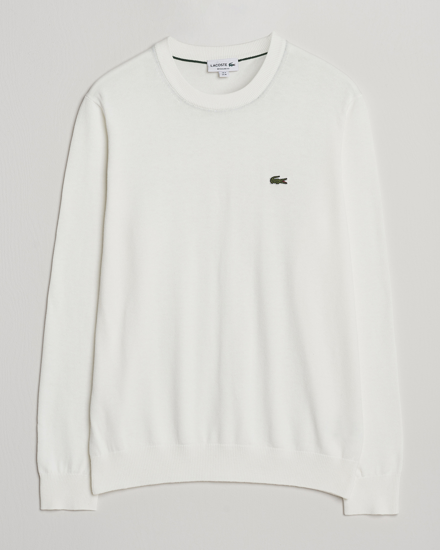Heren | Truien | Lacoste | Cotton Knitted Sweater Flour