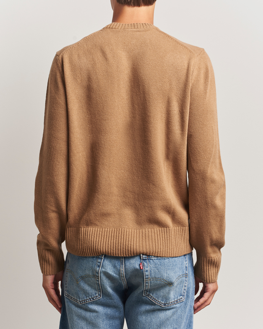 Heren | Truien | Lacoste | Carded Wool Crew Neck Datte Chine