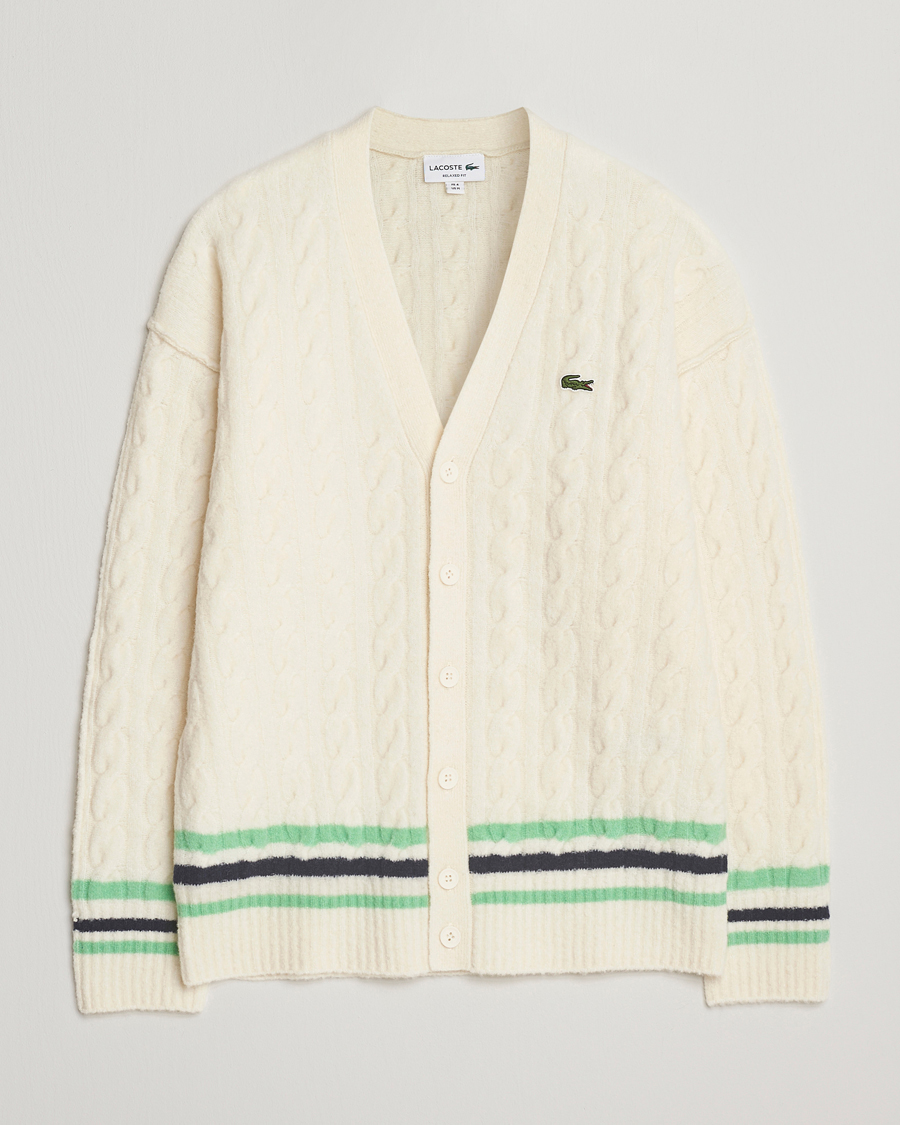 Heren | Truien | Lacoste | Fuzzy Wool Tennis Cardigan Lapland