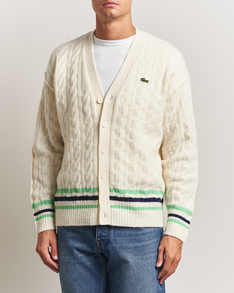 Heren | Truien | Lacoste | Fuzzy Wool Tennis Cardigan Lapland