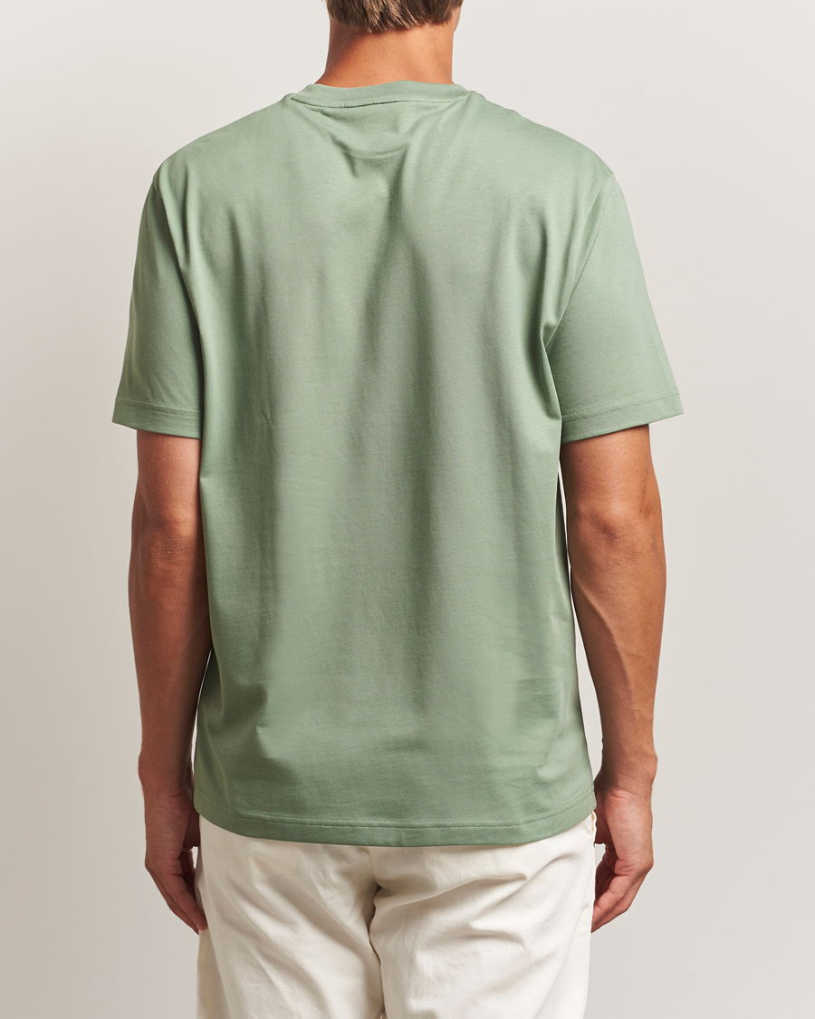 Heren | T-shirts | Lacoste | Crew Neck T-Shirt Thyme Green