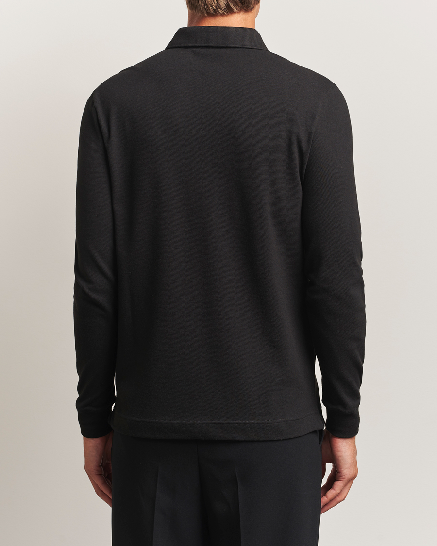 Heren | Polo's | Lacoste | Paris Long Sleeve Polo Piké Black