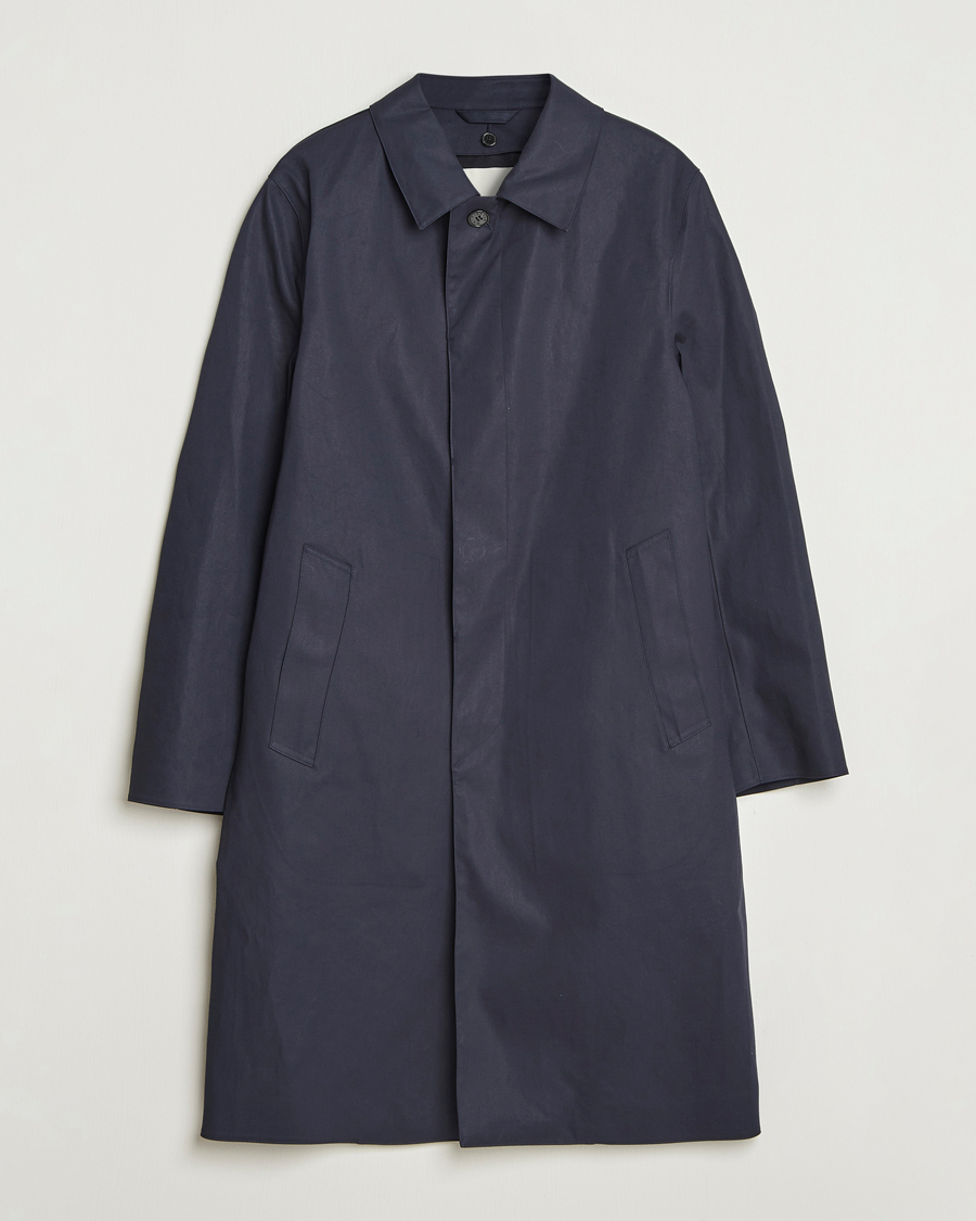 Heren | Jassen | Mackintosh | Dunkeld Car Coat Navy