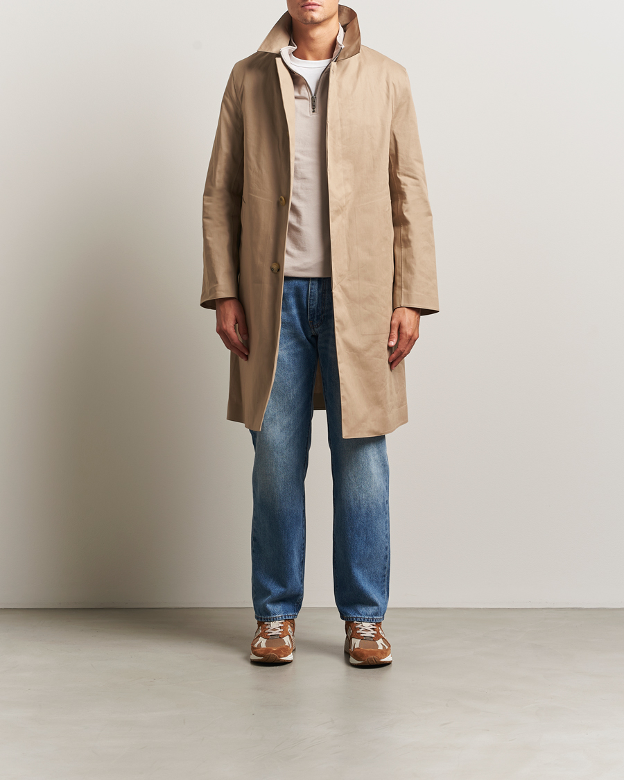 Heren | Jassen | Mackintosh | Dunkeld Car Coat Fawn