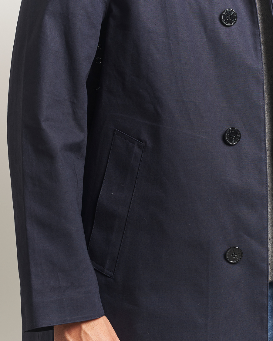 Heren | Jassen | Mackintosh | Dunoon Car Coat Navy