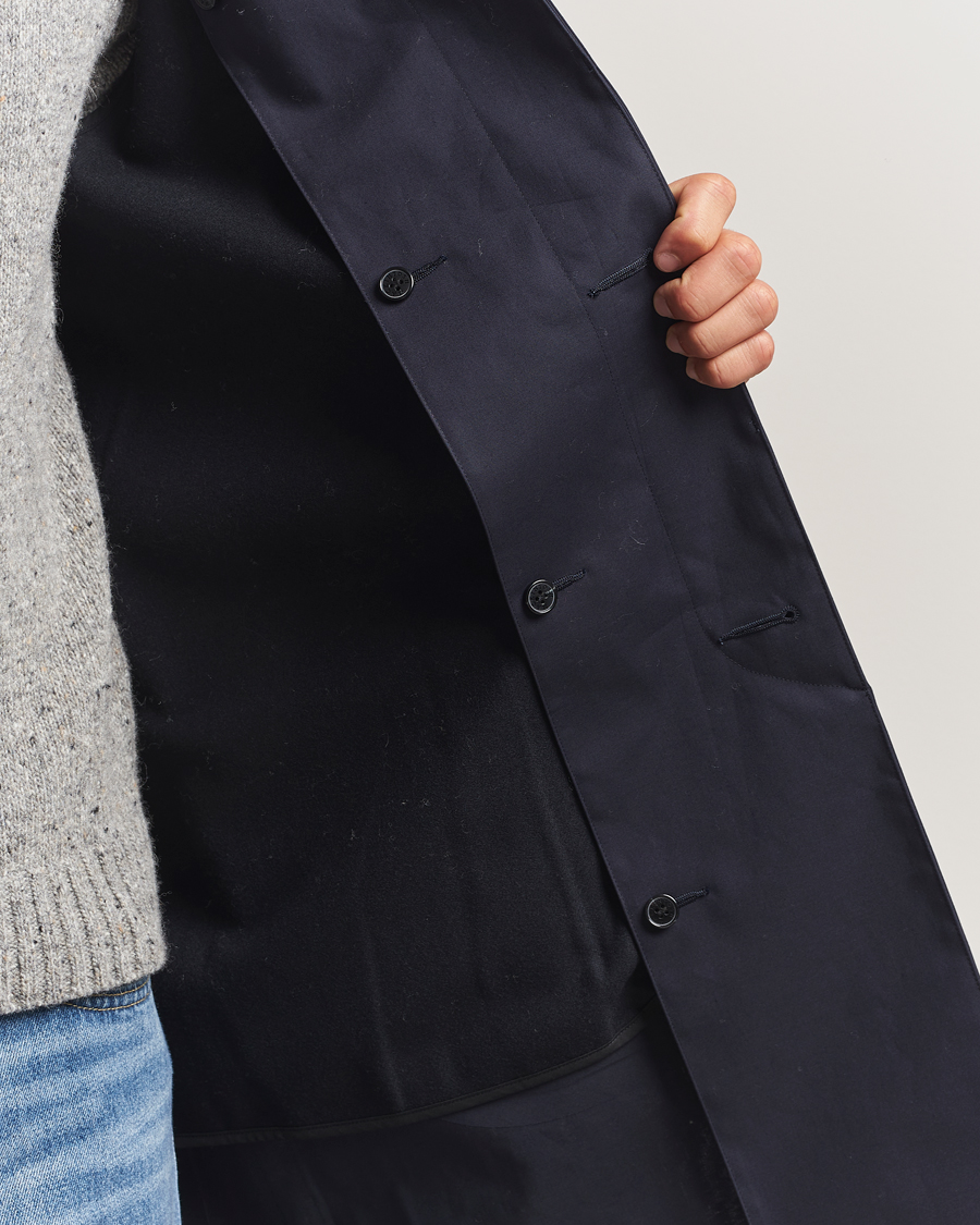 Heren | Jassen | Mackintosh | Dunoon Car Coat Navy