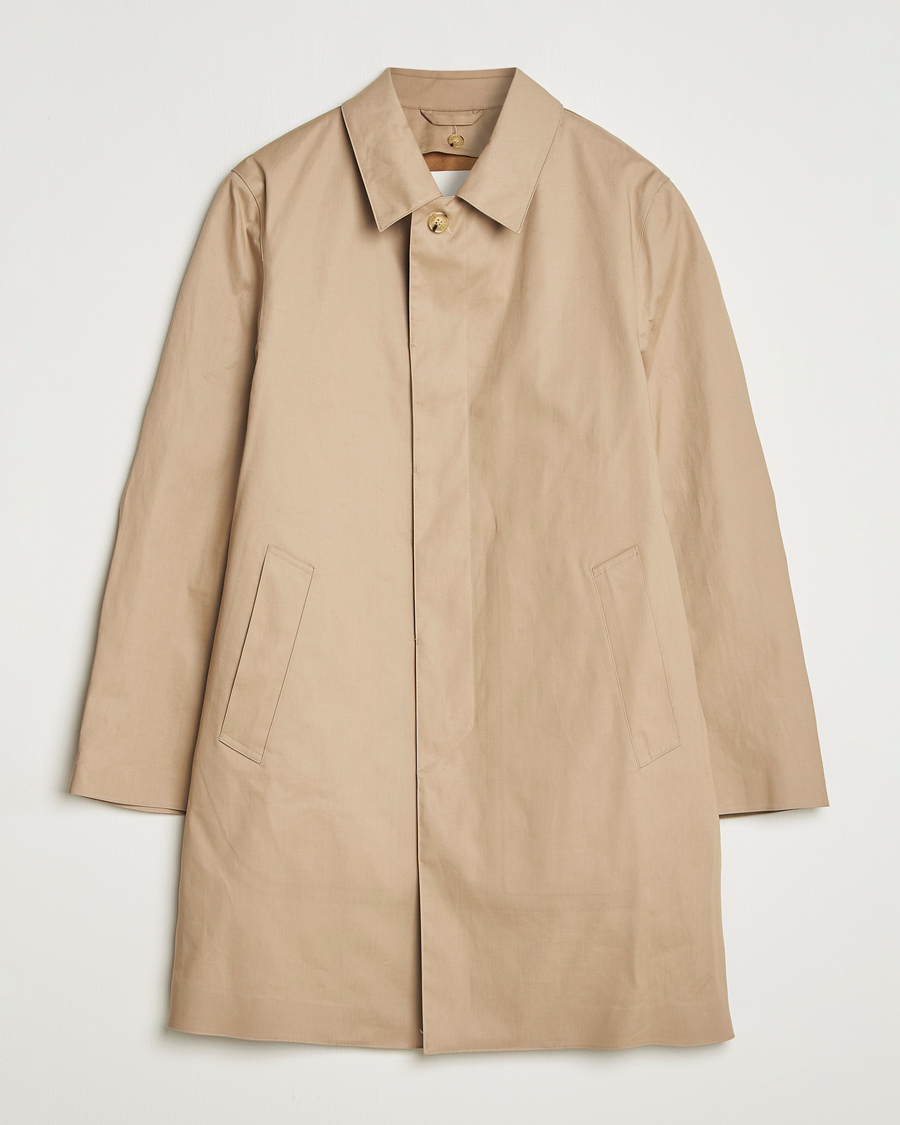 Heren | Jassen | Mackintosh | Dunoon Car Coat Fawn