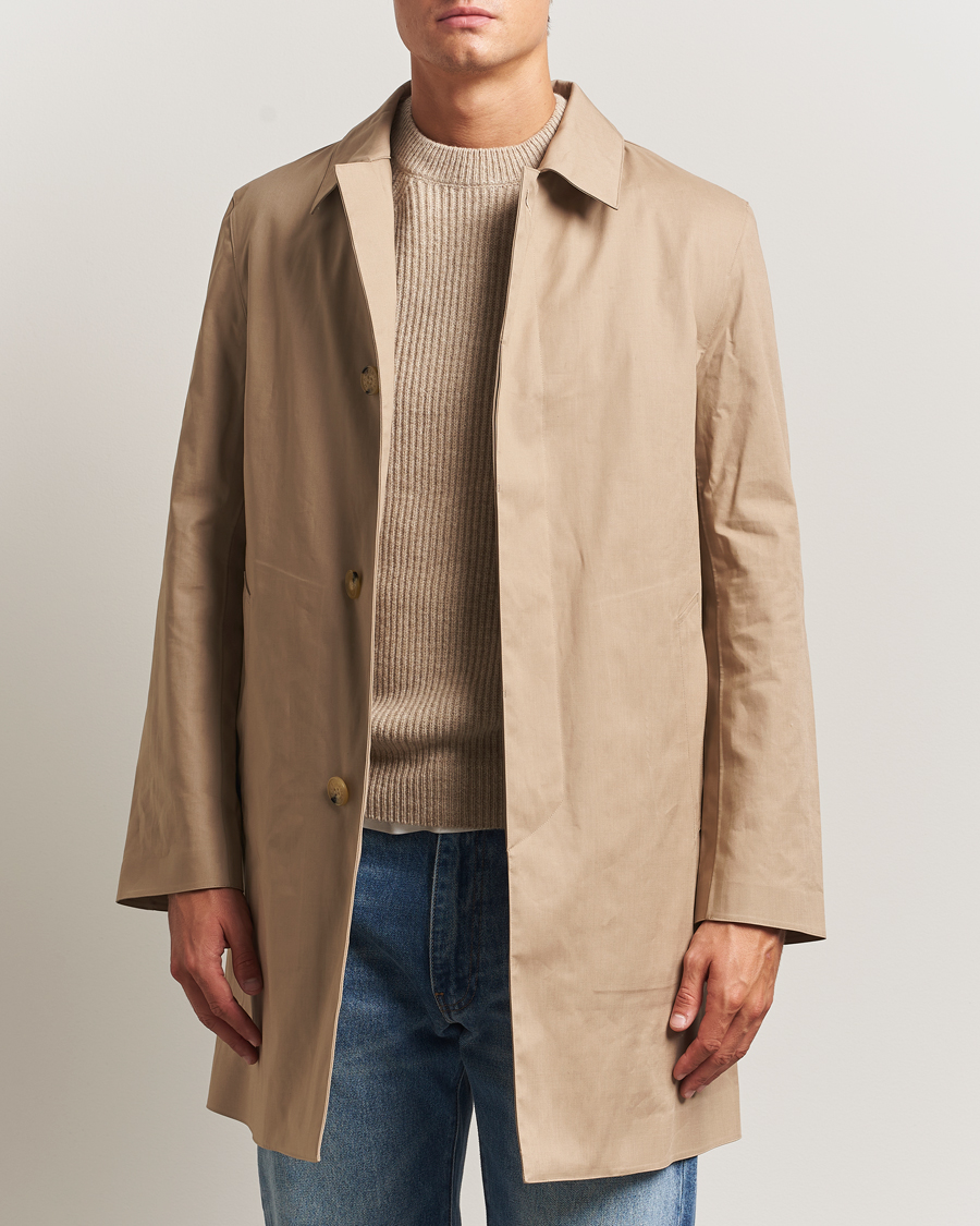 Heren | Jassen | Mackintosh | Dunoon Car Coat Fawn