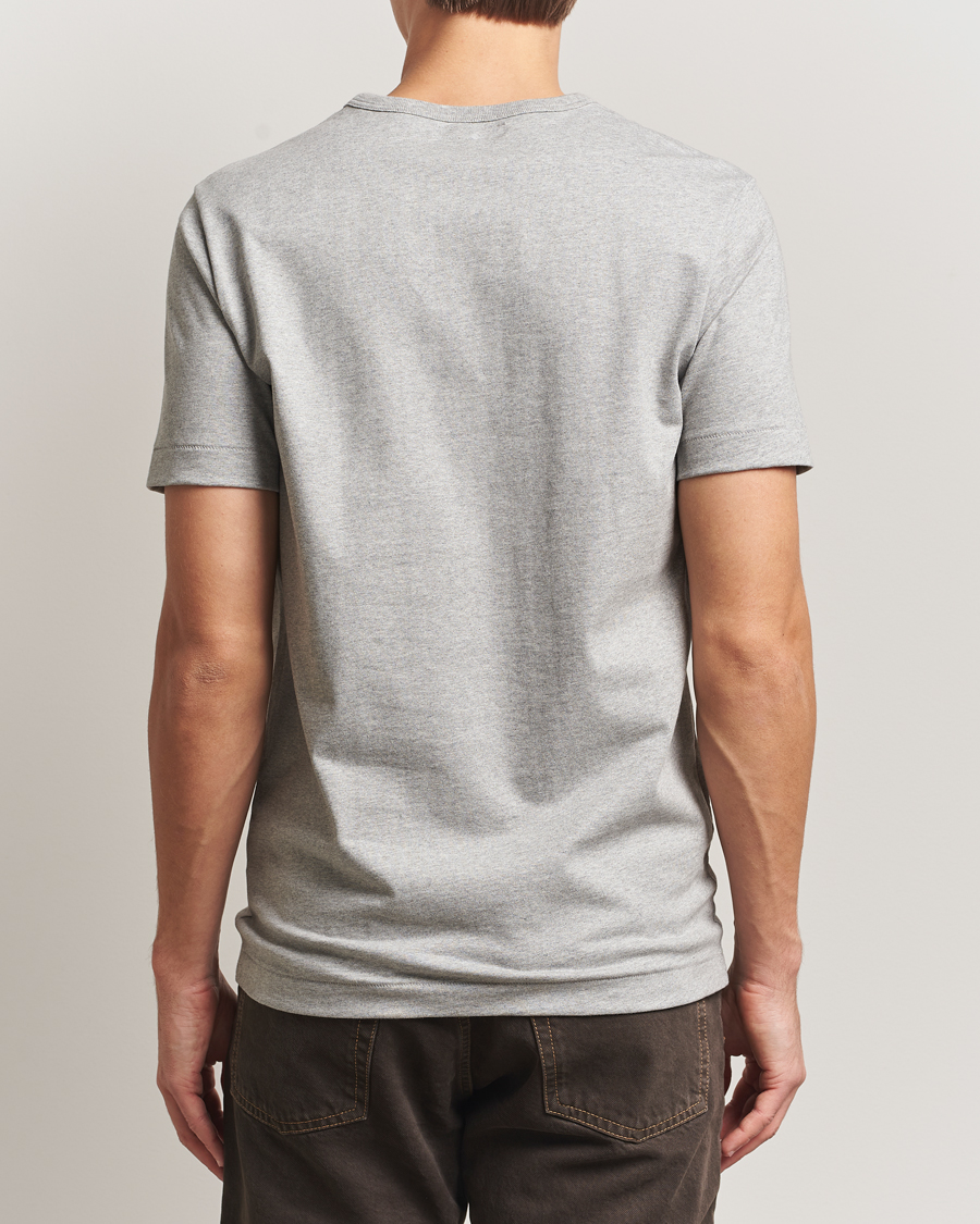 Heren | T-shirts | Merz b. Schwanen | Classic Fit Sturdy T-Shirt Grey Melange