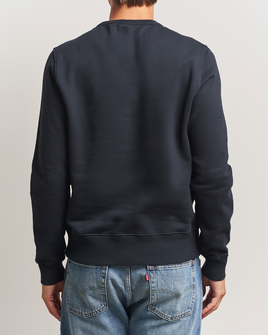 Heren | Truien | Merz b. Schwanen | Relaxed Fit Vintage Cotton Sweatshirt Charcoal
