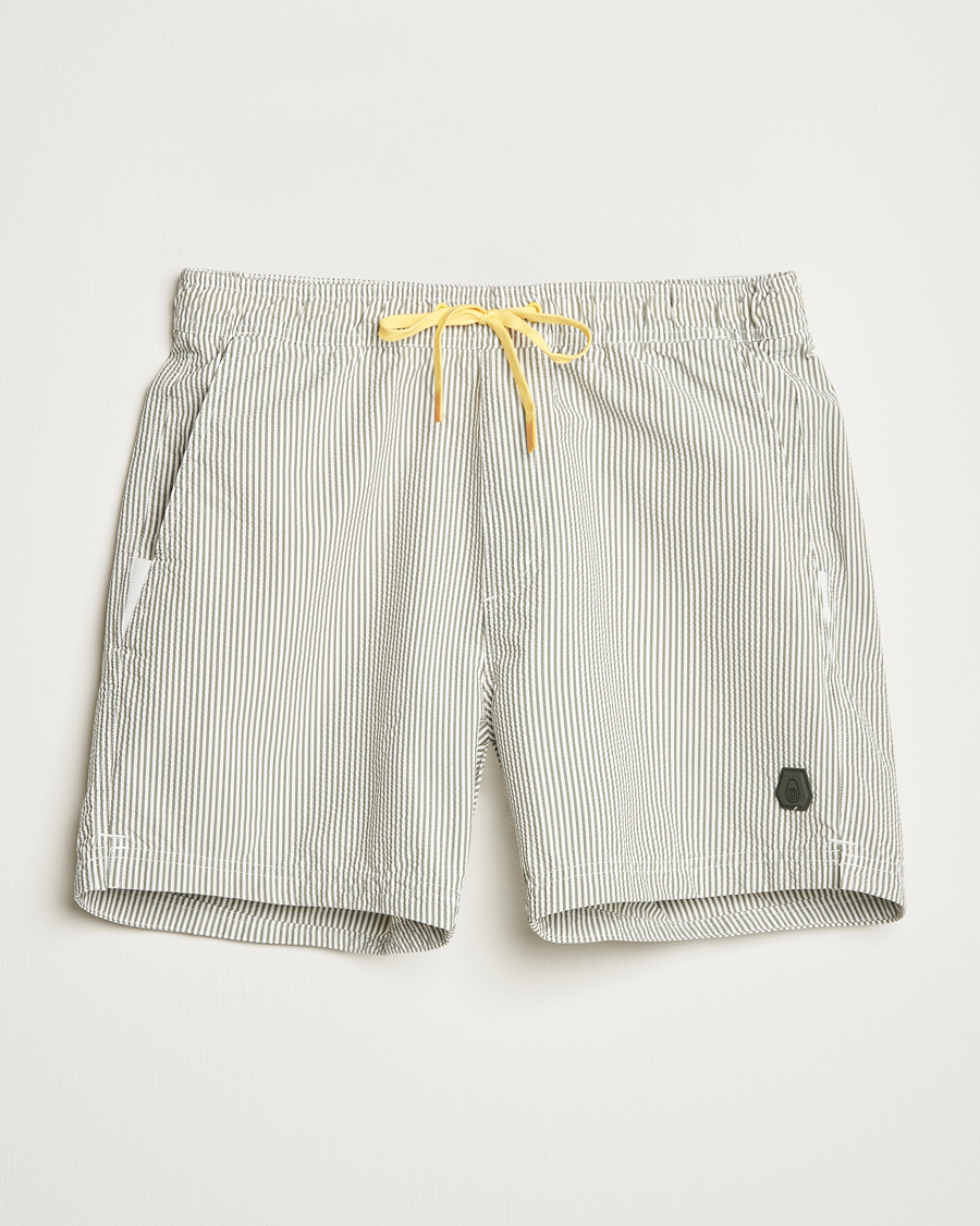 Heren | Zwembroek | Sail Racing | Tornado Striped Swimshorts Green/White