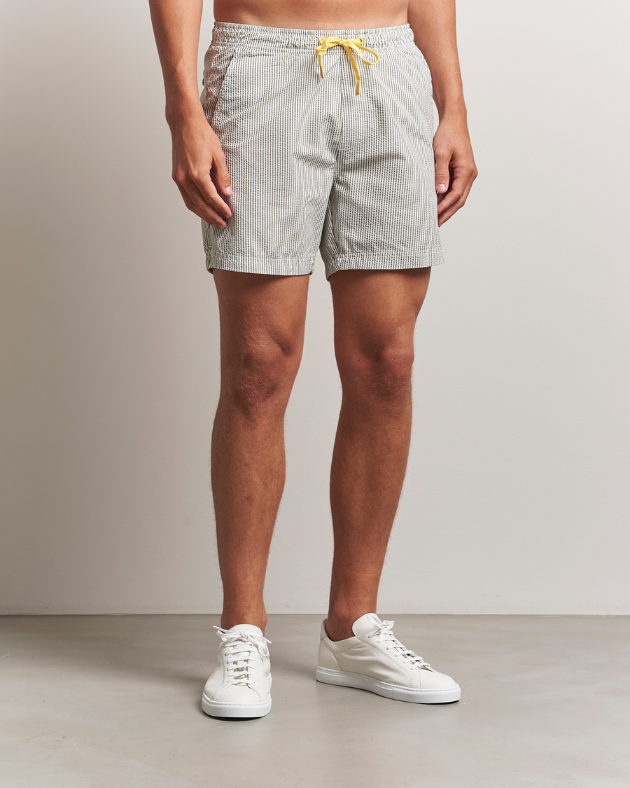 Heren | Zwembroek | Sail Racing | Tornado Striped Swimshorts Green/White