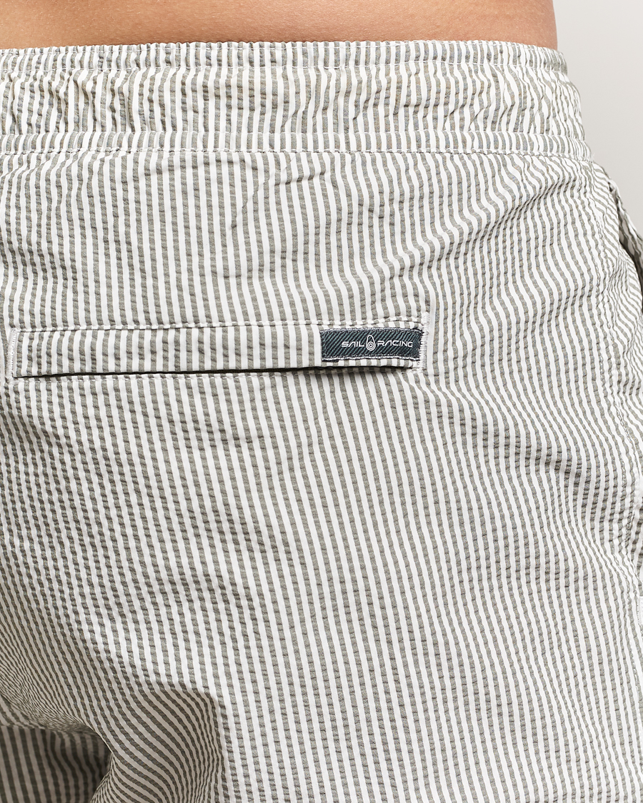 Heren | Zwembroek | Sail Racing | Tornado Striped Swimshorts Green/White