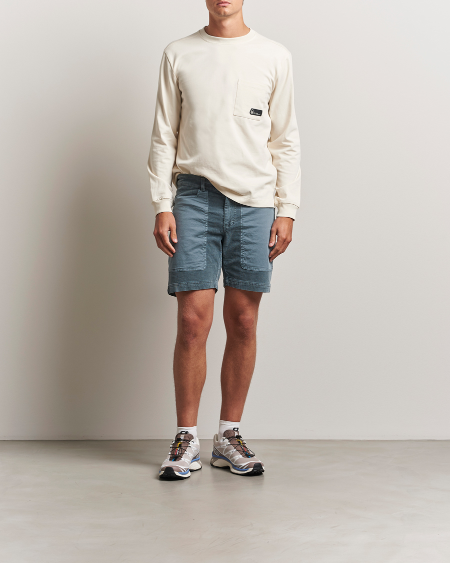 Heren | Korte broek | Sail Racing | Blocked Corduroy Shorts Sea Blue