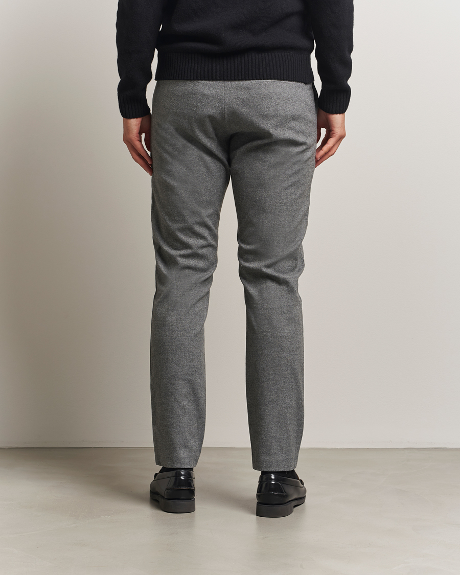 Heren | Broeken | NN07 | Theo Brushed Cotton Trousers Dark Grey