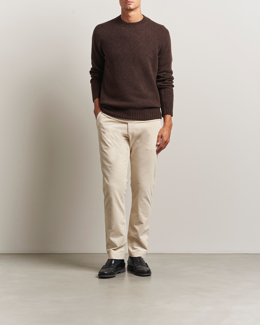 Heren | Broeken | NN07 | Theo Regular Fit Corduroy Chinos Ivory