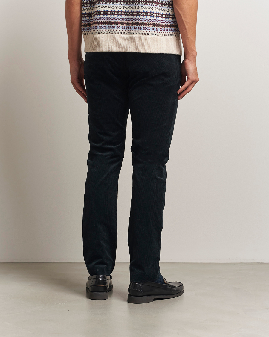 Heren | Broeken | NN07 | Theo Regular Fit Corduroy Chinos Navy Blue