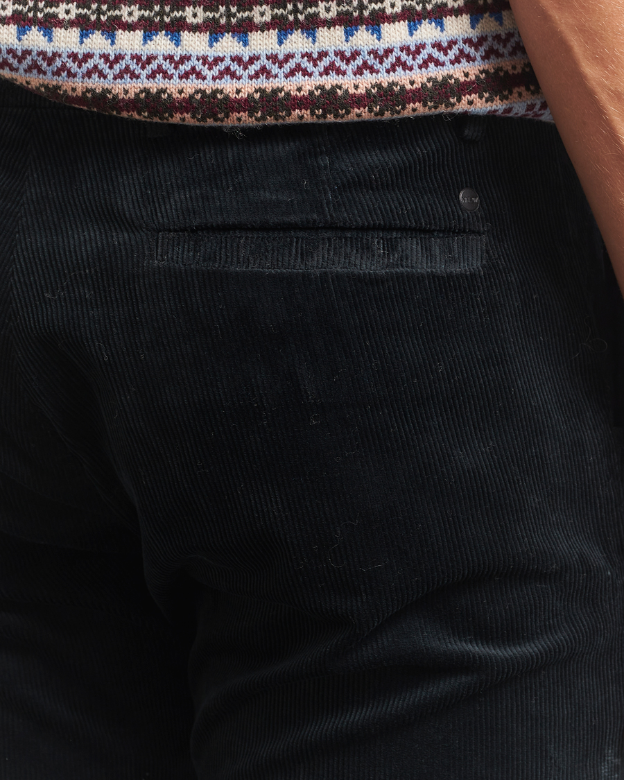 Heren | Broeken | NN07 | Theo Regular Fit Corduroy Chinos Navy Blue