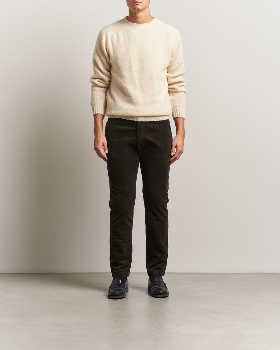 Heren | Broeken | NN07 | Theo Regular Fit Corduroy Chinos Dark Army