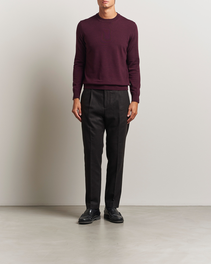 Heren | Broeken | NN07 | Bill Wool Pleated Trousers Brown