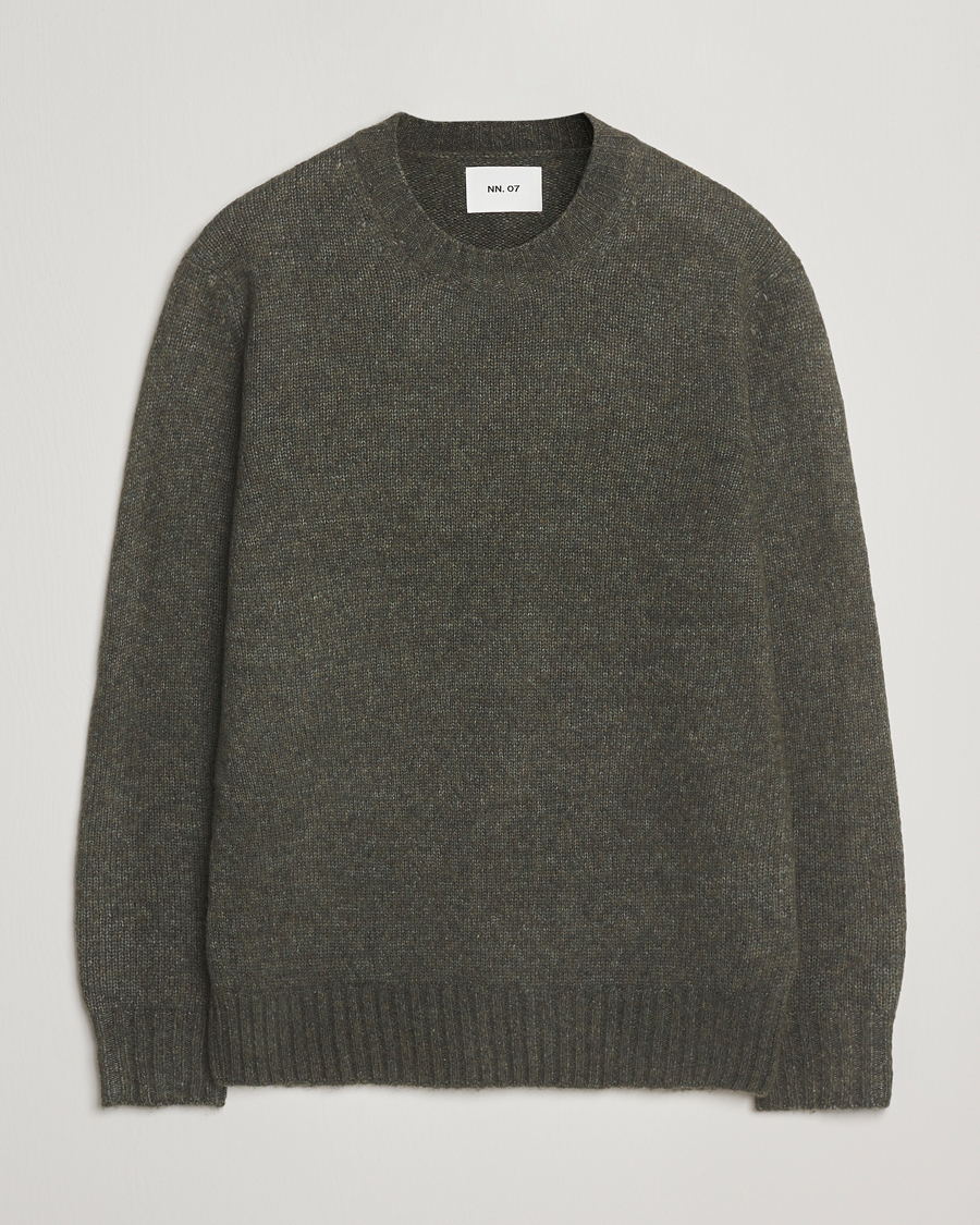Heren | Truien | NN07 | Lee Wool Knitted Sweater Capers Green