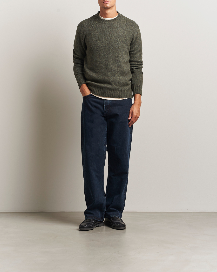 Heren | Truien | NN07 | Lee Wool Knitted Sweater Capers Green