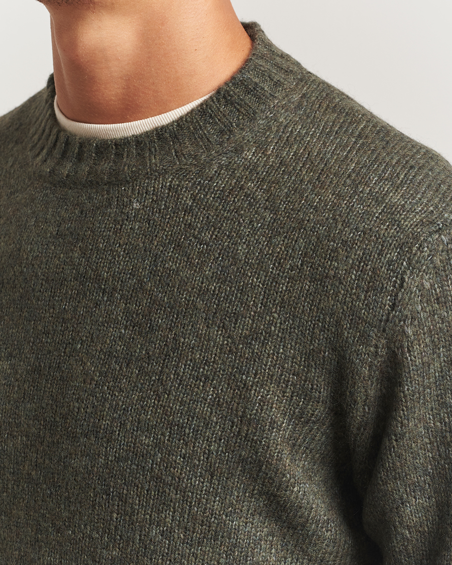 Heren | Truien | NN07 | Lee Wool Knitted Sweater Capers Green