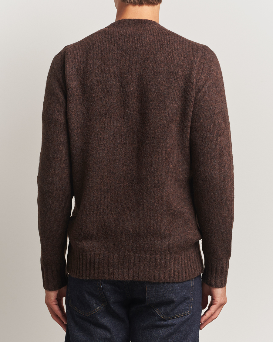 Heren | Truien | NN07 | Lee Wool Knitted Sweater Demitasse Brown