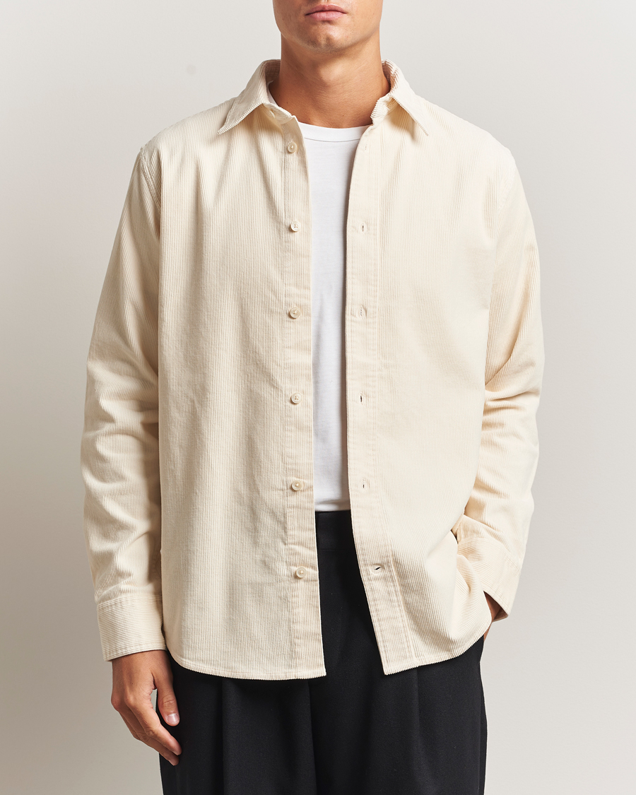 Heren | Overhemden | NN07 | Colby Corduroy Overshirt Ivory