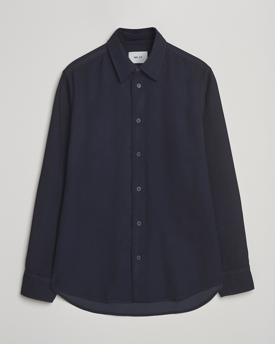 Heren | Overhemden | NN07 | Colby Shirt Navy Blue