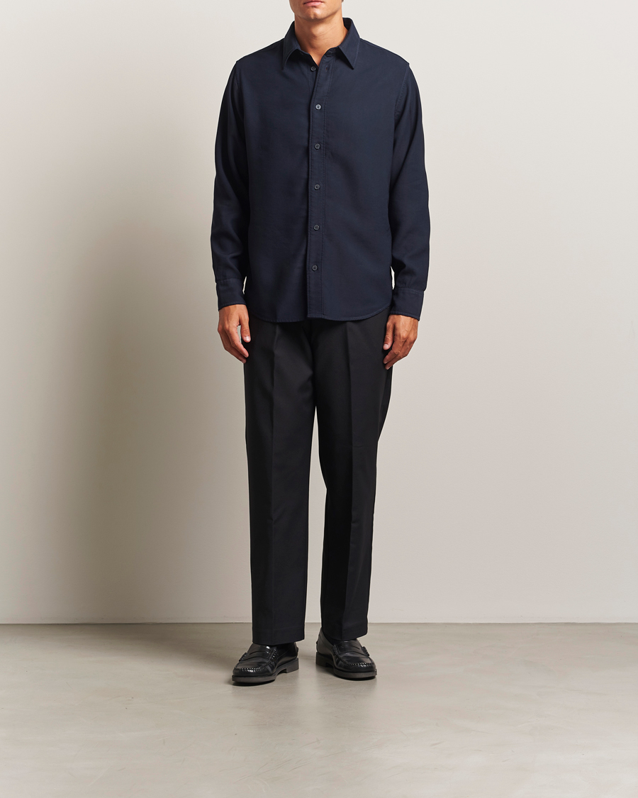 Heren | Overhemden | NN07 | Colby Shirt Navy Blue