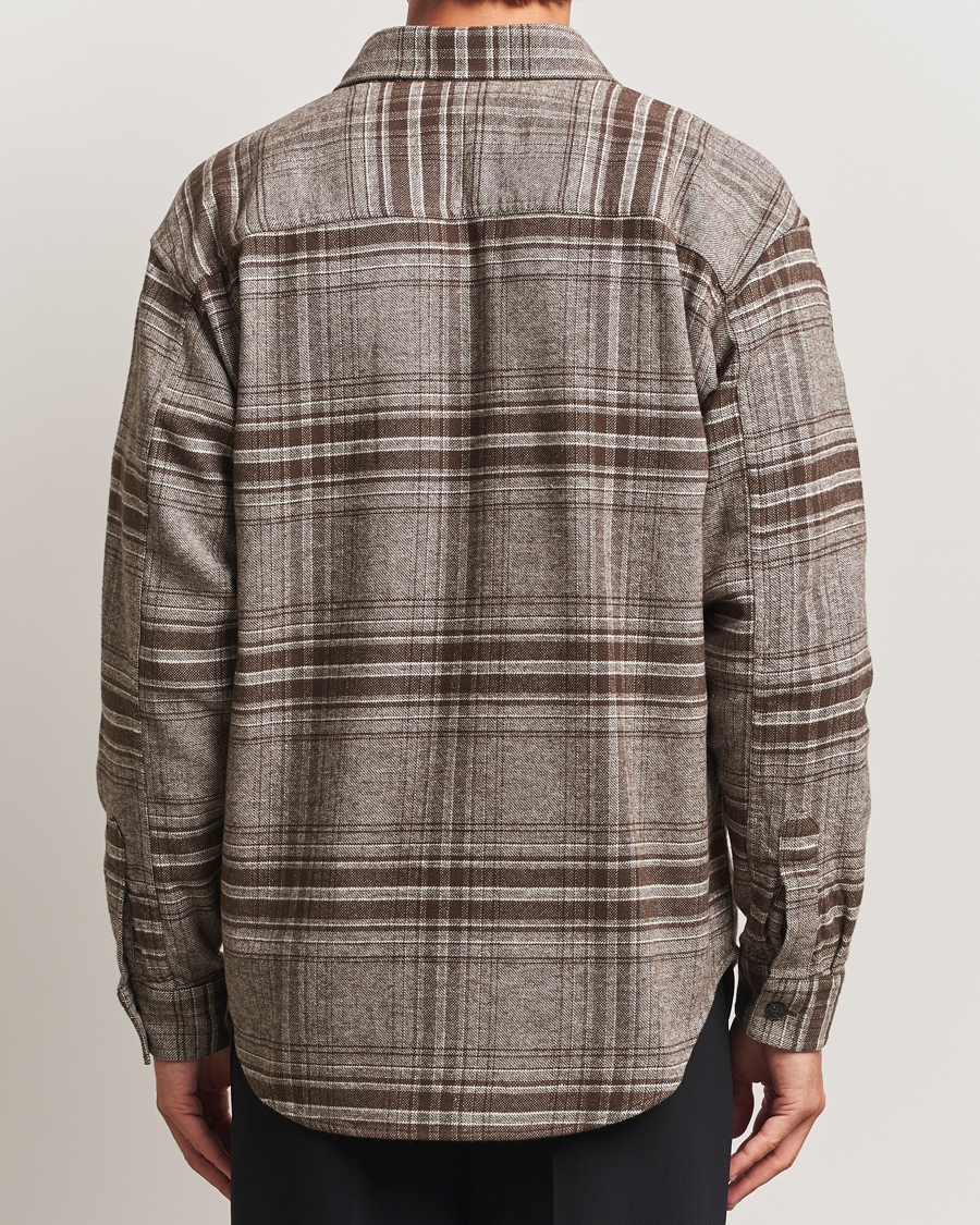 Heren | Overhemden | NN07 | Adwin Checked Overshirt Brown