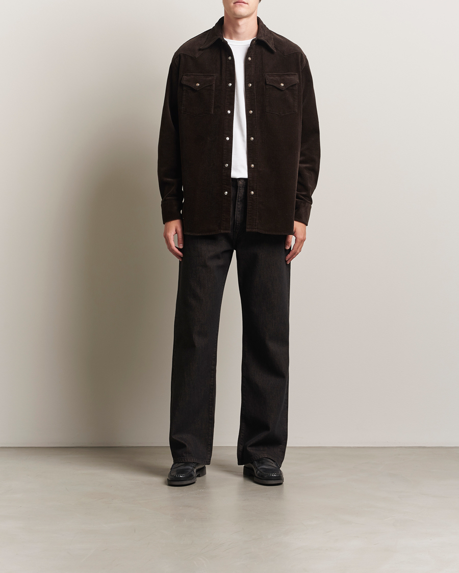 Heren | Overhemden | NN07 | Ricky Corduroy Overshirt Demitasse Brown