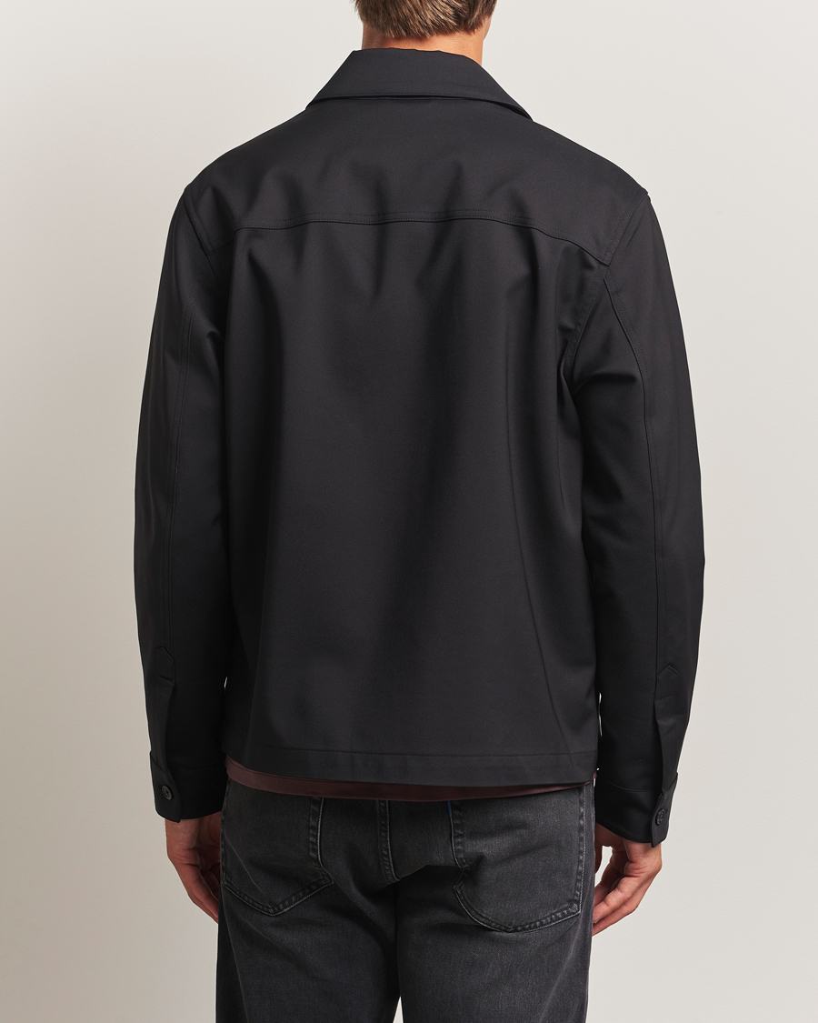 Heren | Overhemden | NN07 | Alban Technical Overshirt Black