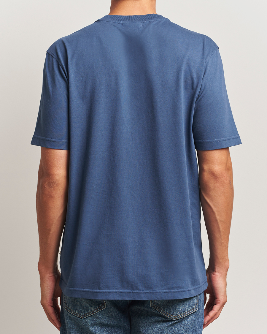 Heren | T-shirts | NN07 | Adam Crew Neck T-Shirt Denim Blue