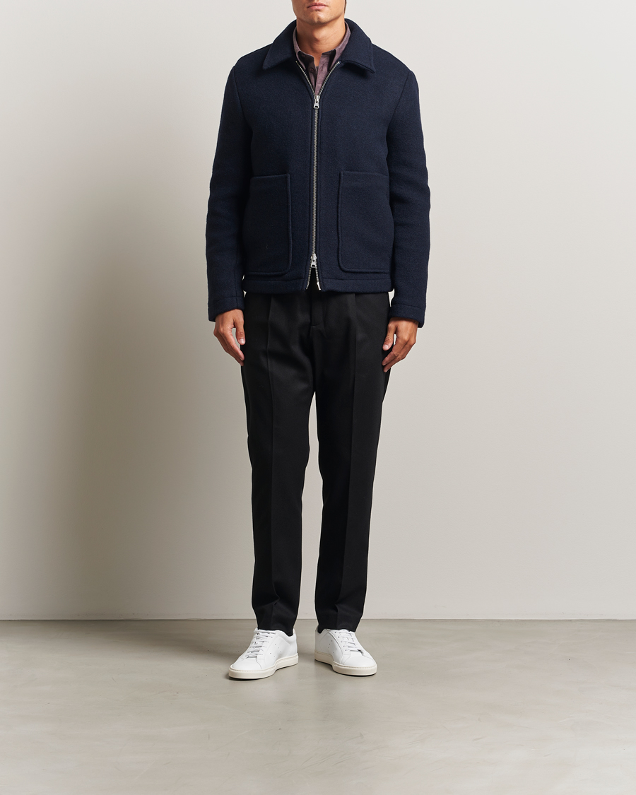 Heren | Jassen | NN07 | Gael Jacket Navy Blue
