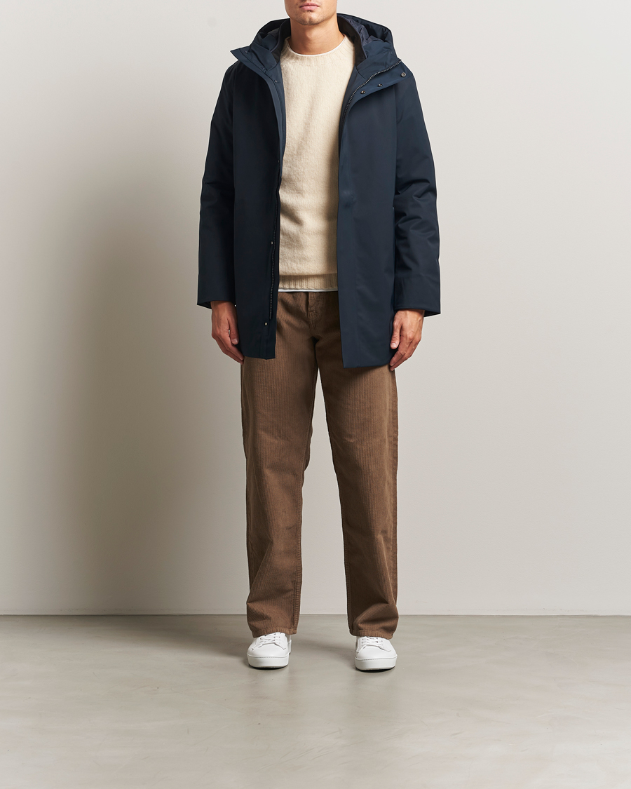 Heren | Jassen | NN07 | Blake Hooded Jacket Navy Blue