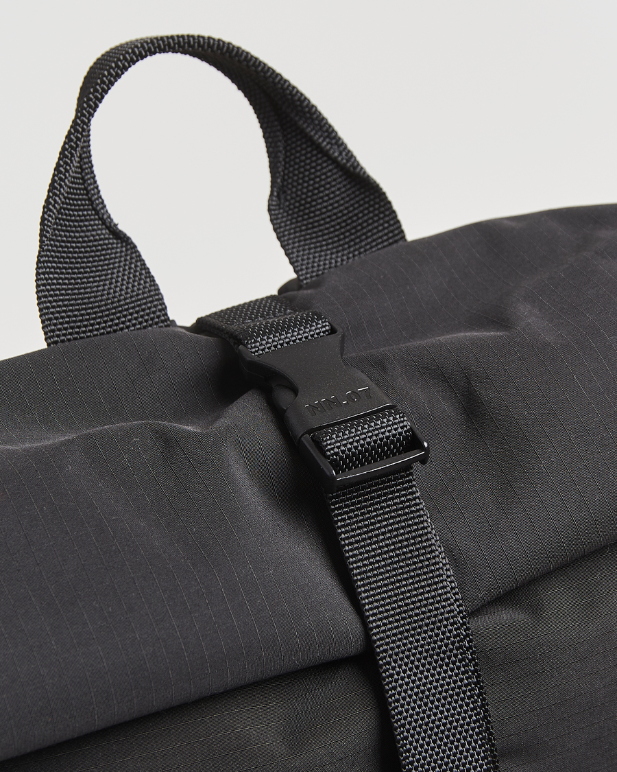 Heren | Tassen | NN07 | Nylon Ripstop Backpack Black