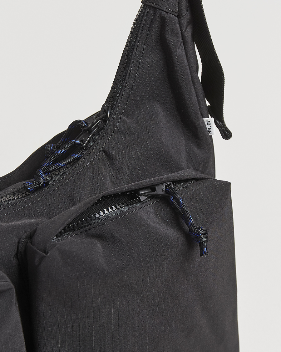 Heren | Tassen | NN07 | Nylon Ripstop Messenger Bag Black