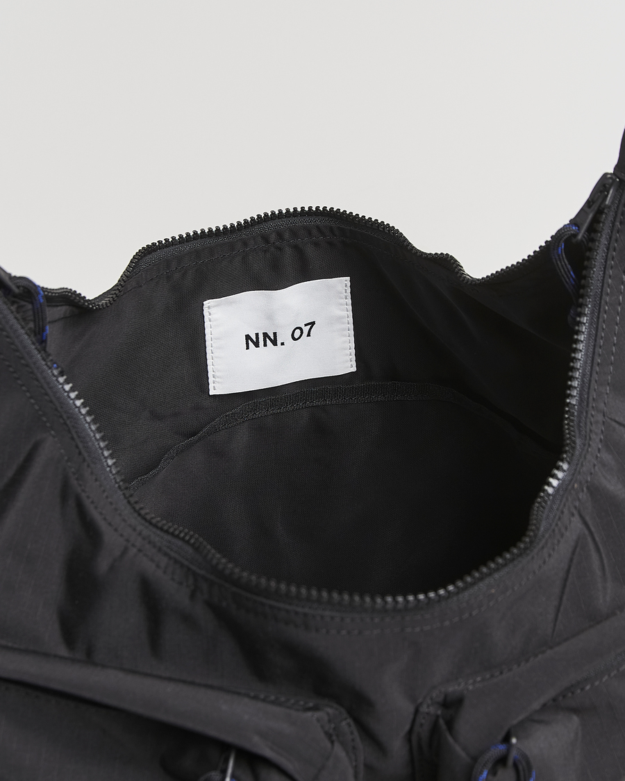 Heren | Tassen | NN07 | Nylon Ripstop Messenger Bag Black
