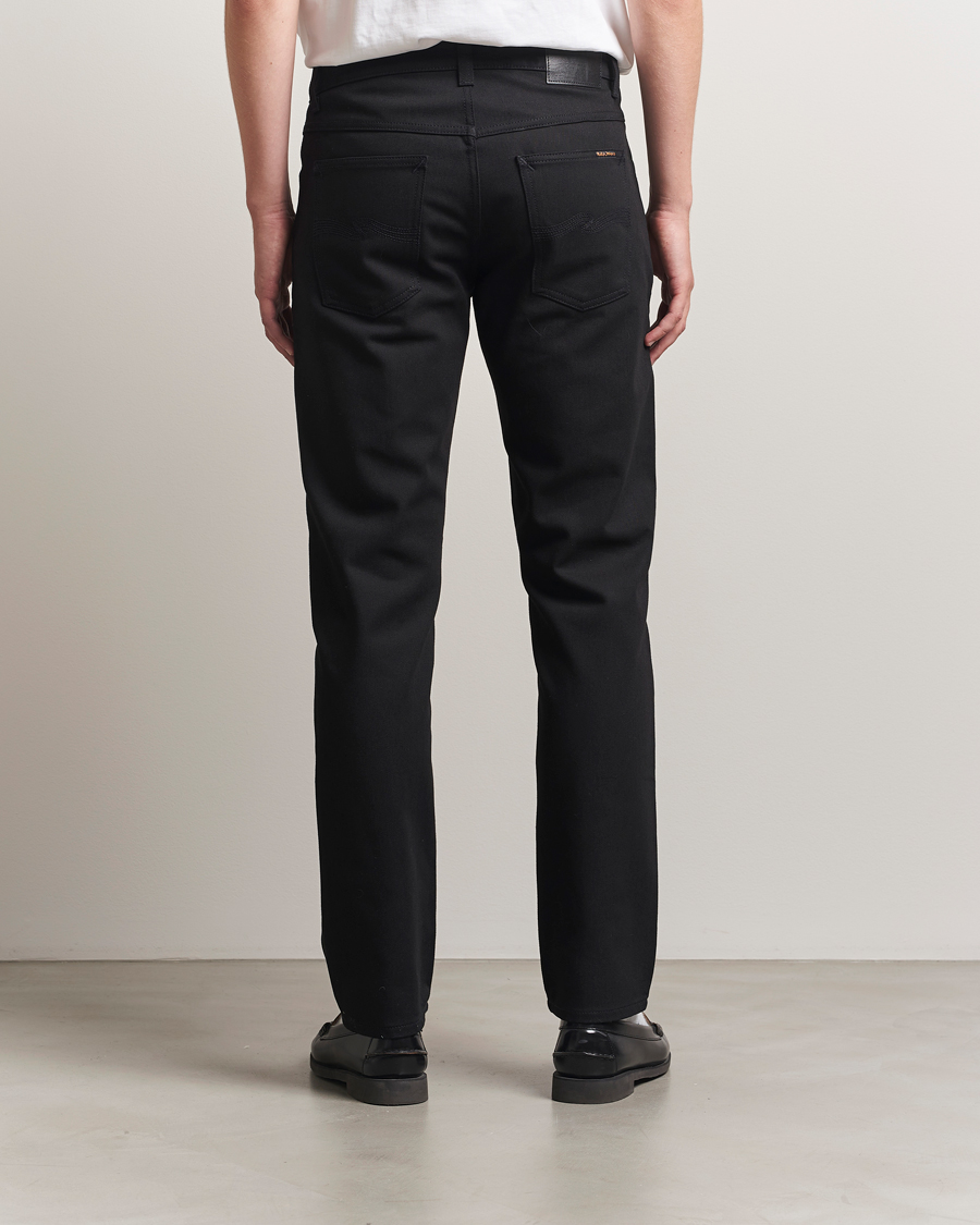 Heren | Jeans | Nudie Jeans | Solid Ollie Jeans Dry Pure Black