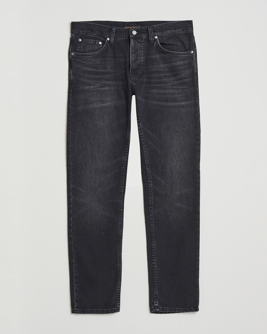 Heren | Jeans | Nudie Jeans | Solid Ollie Jeans Black Force