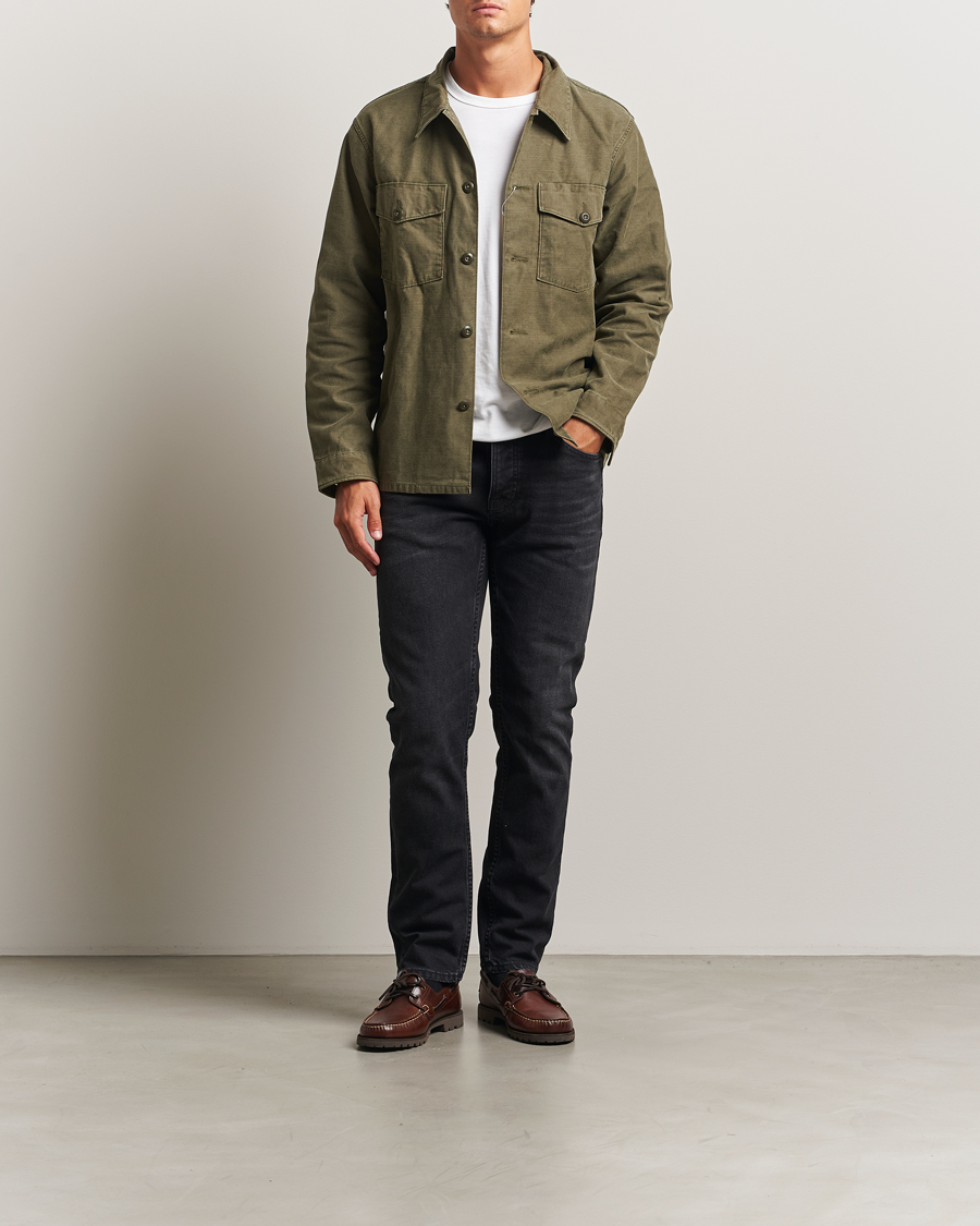 Heren | Jeans | Nudie Jeans | Solid Ollie Jeans Black Force