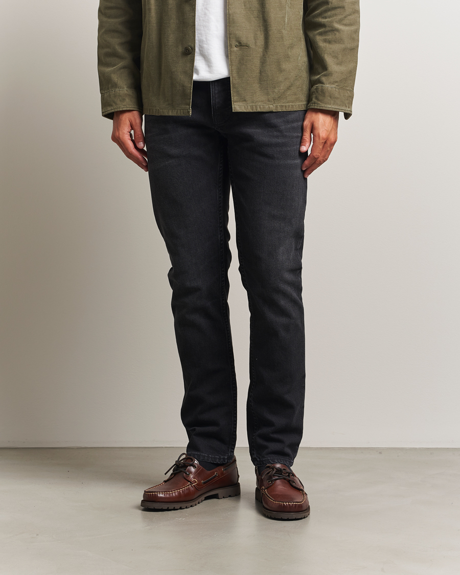 Heren | Jeans | Nudie Jeans | Solid Ollie Jeans Black Force