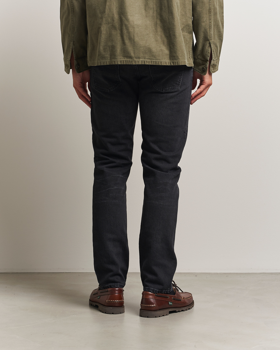 Heren | Broeken | Nudie Jeans | Solid Ollie Jeans Black Force