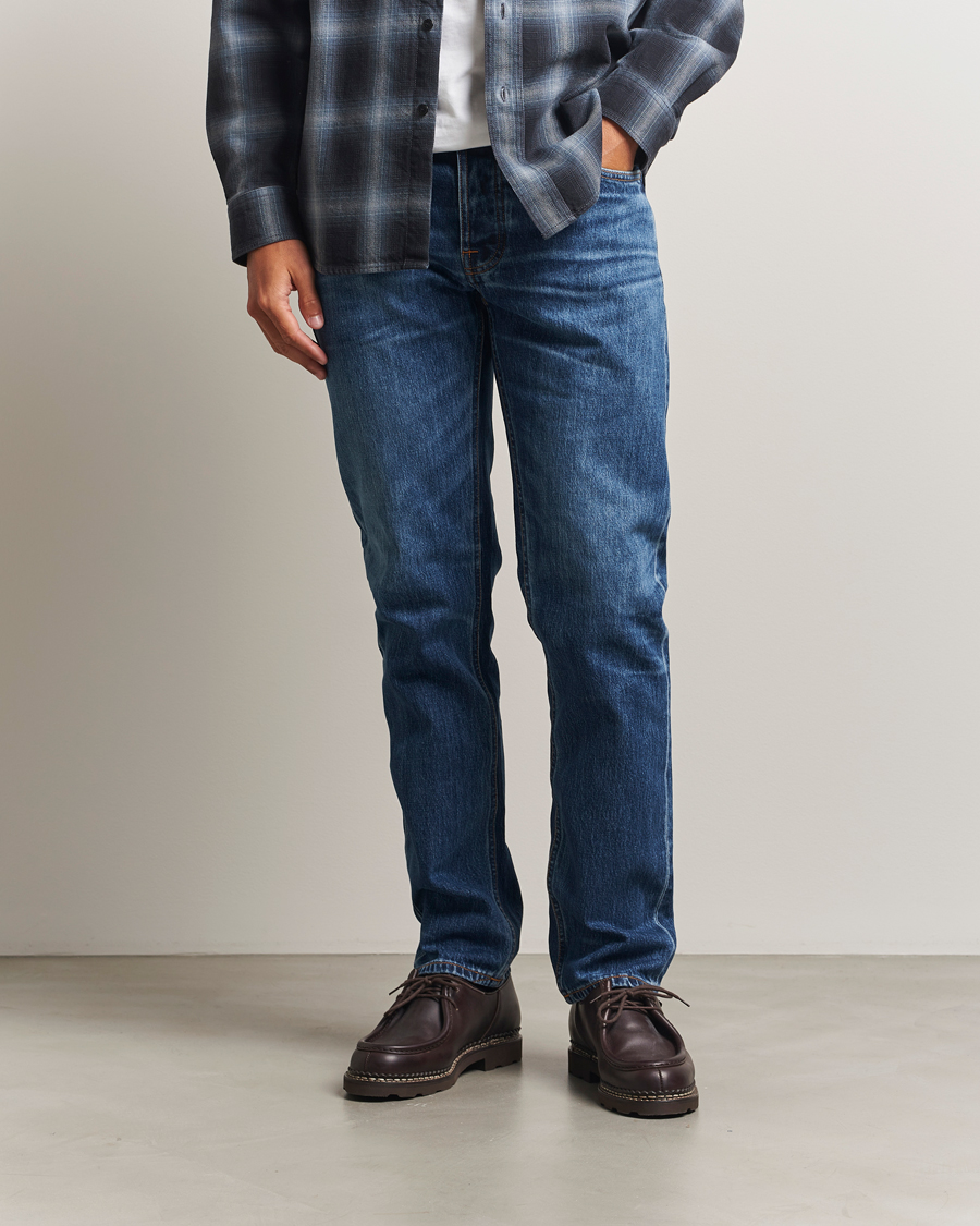 Heren | Broeken | Nudie Jeans | Solid Ollie Jeans Life Tracks