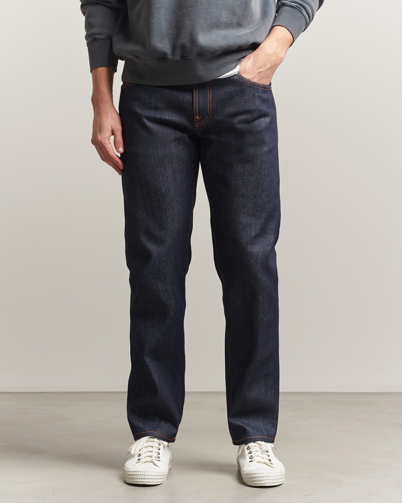 Heren | Broeken | Nudie Jeans | Gritty Jackson Jeans Dry Dusk Selvage