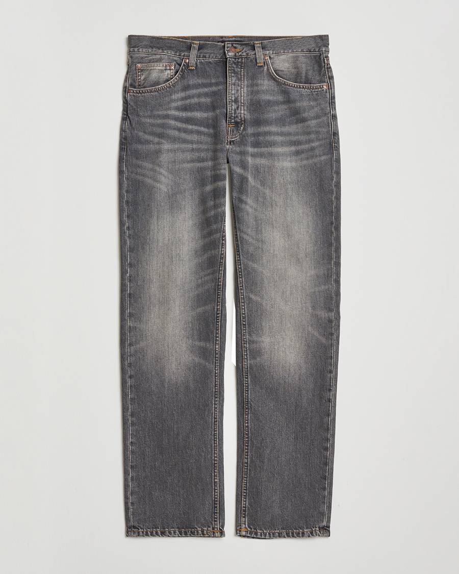 Heren | Jeans | Nudie Jeans | Rad Rufus Jeans Grey Crosshatch