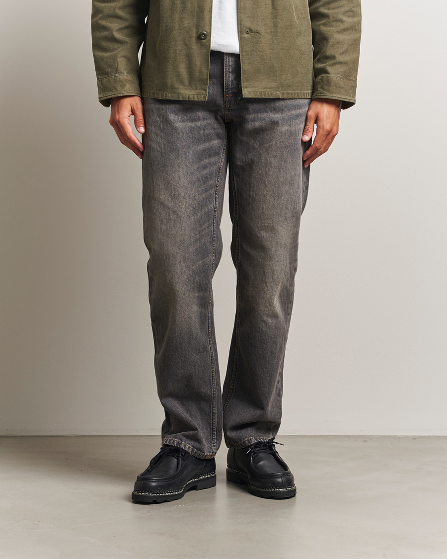 Heren | Jeans | Nudie Jeans | Rad Rufus Jeans Grey Crosshatch