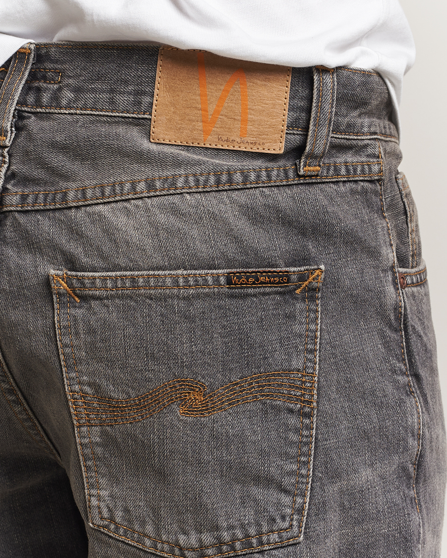 Heren | Jeans | Nudie Jeans | Rad Rufus Jeans Grey Crosshatch